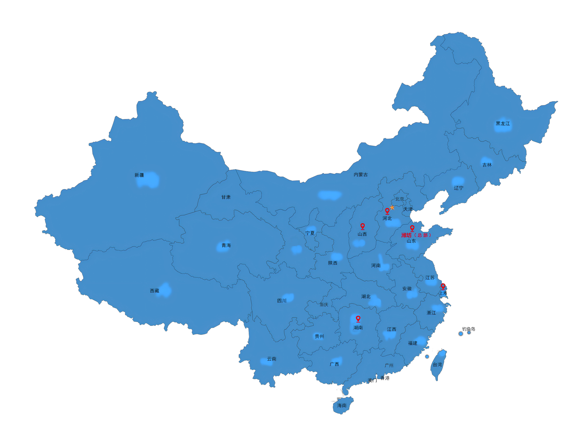 匯聯(lián)機構(gòu)分布地圖
